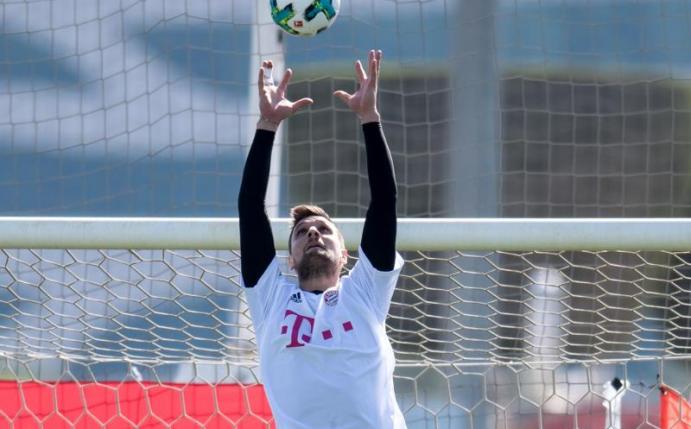 Sven Ulreich hat im Trainingslager wieder das Torwarttraining aufgenommen. Foto: Sven Hoppe