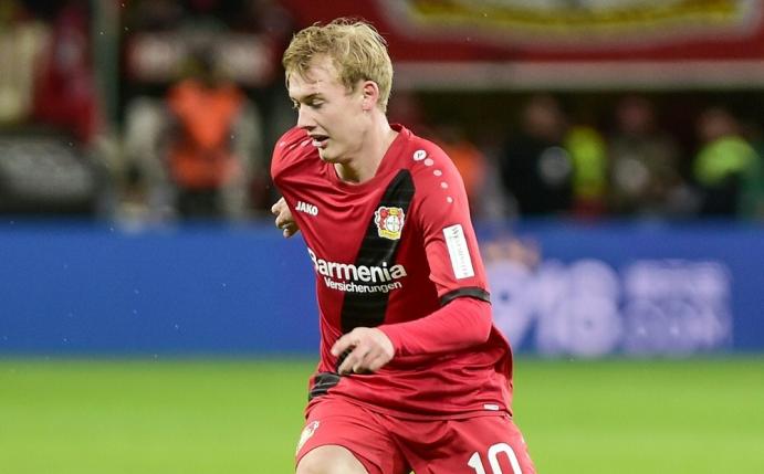 Julian Brandt trifft zum zwischenzeitlichen 2:0