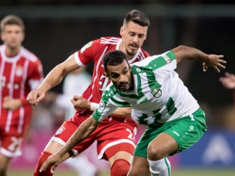 Der Neu-Münchner Sandro Wagner in Aktion beim Testspiel gegen Al-Ahli in Katar. Foto: Sven Hoppe Der Neu-Münchner Sandro Wagner in Aktion beim Testspiel gegen Al-Ahli in Katar. Foto: Sven Hoppe