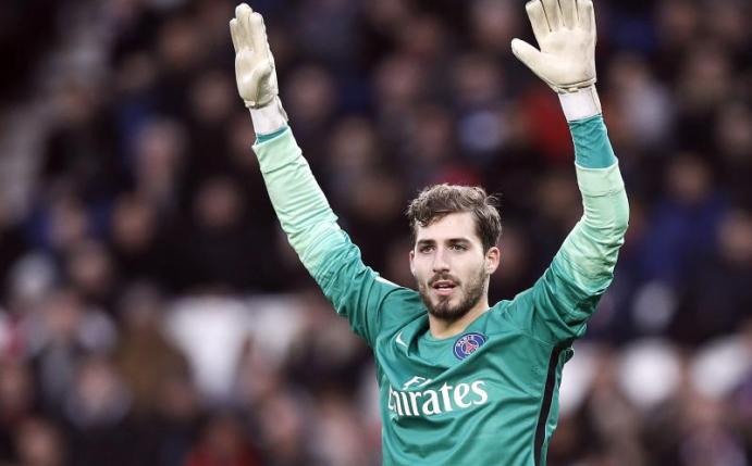 Torwart Kevin Trapp steht bei Paris Saint-Germain selten in der Startformation und kann sich einen Wechsel vorstellen. Foto: Etienne Laurent