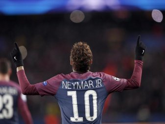 PSG-Superstar Neymar Jr. traf im Pokalspiel bei Stade Rennes doppelt. Paris setzte sich locker mit 6:1 durch. Foto: Christophe Ena