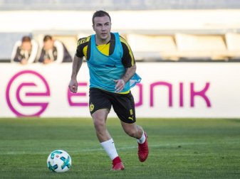 Gab im Testspiel gegen Zulte Waregem sein Comeback beim BVB: Weltmeister Mario Götze. Foto: David Inderlied