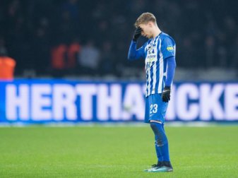 Mitchell Weiser hat nach seiner Verletzungspause das Training bei Hertha BSC wieder aufgenommen. Foto: Annegret Hilse