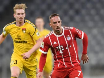 Franck Ribéry traf dreifach gegen den Drittligisten SG Sonnenhof Großaspach. Foto: Andreas Gebert Franck Ribéry traf dreifach gegen den Drittligisten SG Sonnenhof Großaspach. Foto: Andreas Gebert