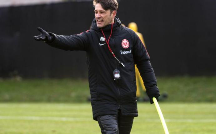Frankfurts Cheftrainer Niko Kovac lobt seinen Kollegen Christian Streich vom SC Freiburg. Foto: Andreas Arnold