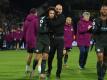 Leroy Sane und City-Teammanager Pep Guardiola