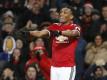 Anthony Martial erzielte den Treffer zum 2:0 für Manchester United gegen Stoke City. Foto: Martin Rickett