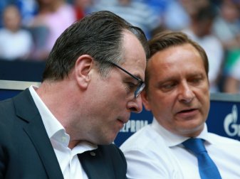 Arbeiteten auf Schalke zusammen: Tönnies (l.) und Heldt Arbeiteten auf Schalke zusammen: Tönnies (l.) und Heldt