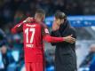 Eintracht-Profi Kevin-Prince Boateng hat eine hohe Meinung von seinem Trainer Niko Kovac. Foto: Annegret Hilse