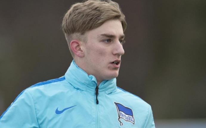 Wird vorerst nicht mehr am Mannschaftstraining von Hertha BSC teilnehmen: Sinan Kurt. Foto: Annegret Hilse