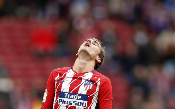 Antoine Griezmann ist mit Atlético Madrid im Viertelfinale des spanischen Pokals gegen den FC Sevilla ausgeschieden. Foto: Francisco Seco