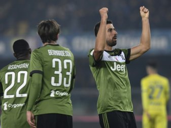 Khedira erzielte den Führungstreffer für Juve Khedira erzielte den Führungstreffer für Juve