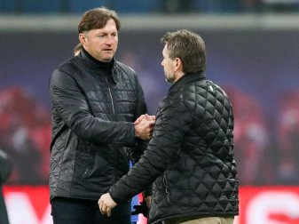 Ralph Hasenhüttl musste sich mit einem 1:1 gegen den HSV begnügen. Foto: Jan Woitas Ralph Hasenhüttl musste sich mit einem 1:1 gegen den HSV begnügen. Foto: Jan Woitas