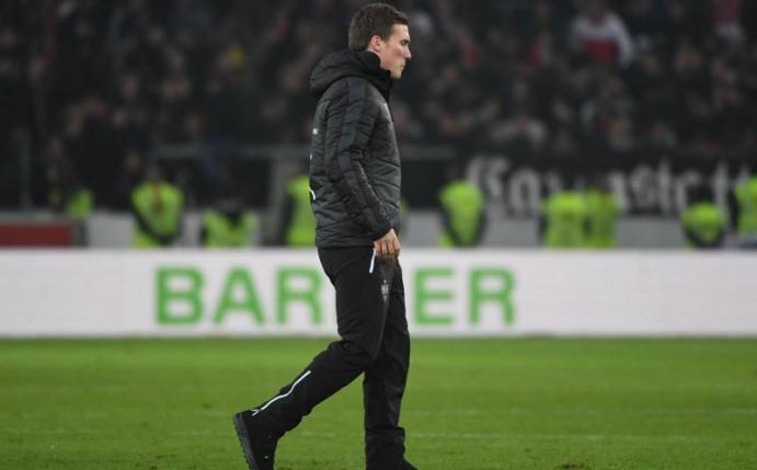 Hannes Wolf muss als Trainer des VfB Stuttgart gehen. Foto: Marijan Murat