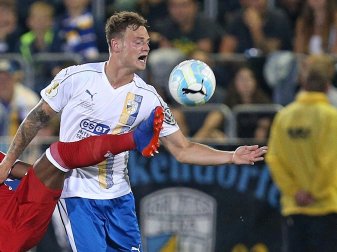 Matchwinner für Jena mit zwei Toren: Timmy Thiele Matchwinner für Jena mit zwei Toren: Timmy Thiele