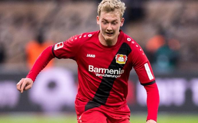 Leverkusens Brandt ist mit der Entwicklung seines Teams zufrieden. Foto: Marius Becker