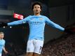 Manchester Citys Leroy Sane droht nach einer im FA Cup erlittenen Verletzung auszufallen. Foto: Peter Byrne