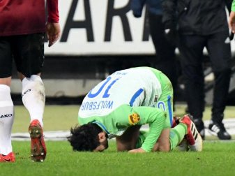 Wolfsburgs Yunus Malli bejubelt sein Tor zum 0:1 gegen Hannover 96. Foto: Peter Steffen Wolfsburgs Yunus Malli bejubelt sein Tor zum 0:1 gegen Hannover 96. Foto: Peter Steffen