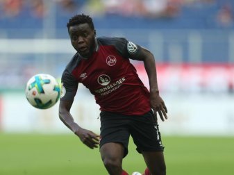 Fehlt dem 1. FC Nürnberg für zwei Spiele: Edgar Salli Foto: Ina Fassbender Fehlt dem 1. FC Nürnberg für zwei Spiele: Edgar Salli Foto: Ina Fassbender