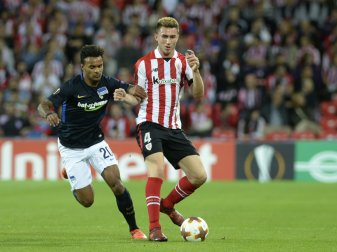 Auf dem Sprung nach Manchester: Aymeric Laporte (r.) Auf dem Sprung nach Manchester: Aymeric Laporte (r.)