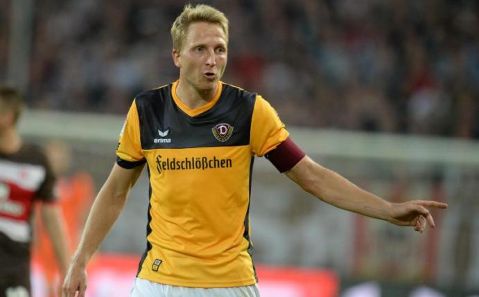 Kapitän Marco Hartmann fällt bei Dynamo Dresden weiter aus. Foto: Daniel Reinhardt