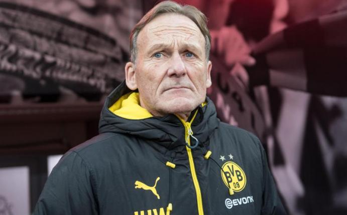 BVB-Geschäftsführer Hans-Joachim Watzke ist mit der Ablösesummer für Pierre-Emerick Aubameyang zufrieden. Foto: Bernd Thissen