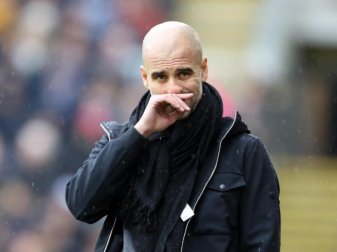 Manchester City hat mit Trainer Pep Guardiola einen Sieg beim FC Burnley verpasst. Foto: Richard Sellers Manchester City hat mit Trainer Pep Guardiola einen Sieg beim FC Burnley verpasst. Foto: Richard Sellers