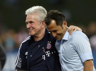 Großes Lob von Jupp Heynckes (l.) für Hasan Salihamidzic