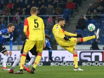 Der 1. FC Union Berlin kam in Bielefeld nur zu einem 1:1. Foto: Friso Gentsch