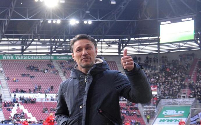 Trainer Niko Kovac hat die Eintracht zweimal in Serie ins Pokal-Halbfinale geführt. Foto: Stefan Puchner