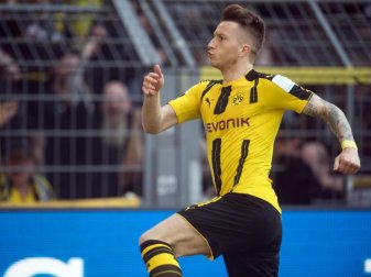 Dortmunds Marco Reus feiert gegen Hamburg sein Comeback. Foto: Bernd Thissen Dortmunds Marco Reus feiert gegen Hamburg sein Comeback. Foto: Bernd Thissen