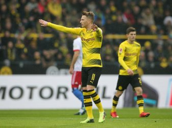 Direkt wieder mittendrin: Marco Reus bei seinem Comeback Direkt wieder mittendrin: Marco Reus bei seinem Comeback