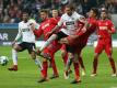 Am Rande der Partie Frankfurt-Köln kam es zu Krawallen