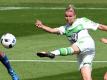 Alexandra Popp steuerte im Pokal-Achtelfinale gegen Cloppenburg zwei Treffer zum 5:0-Sieg der Wolfsburgerinnen bei. Foto: Carmen Jaspersen