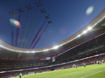 Im Wanda Metropolitano zu Madrid findet am 21. April das spanische Pokalfinale zwischen dem FC Barcelona und dem FC Sevilla statt. Foto: Juan Carlos Rojas Im Wanda Metropolitano zu Madrid findet am 21. April das spanische Pokalfinale zwischen dem FC Barcelona und dem FC Sevilla statt. Foto: Juan Carlos Rojas