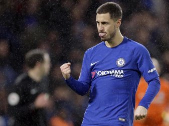 Zwei Treffer hat Eden Hazard zum 3:0-Sieg des FC Chelsea im Spiel gegen den Tabellenletzten West Bromwich Albion beigetragen. Foto: Alastair Grant Zwei Treffer hat Eden Hazard zum 3:0-Sieg des FC Chelsea im Spiel gegen den Tabellenletzten West Bromwich Albion beigetragen. Foto: Alastair Grant