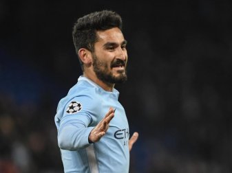 Manchester Citys Ilkay Gündogan kann mit seinem Team für die nächste Runde planen. Foto: Georgios Kefalas Manchester Citys Ilkay Gündogan kann mit seinem Team für die nächste Runde planen. Foto: Georgios Kefalas