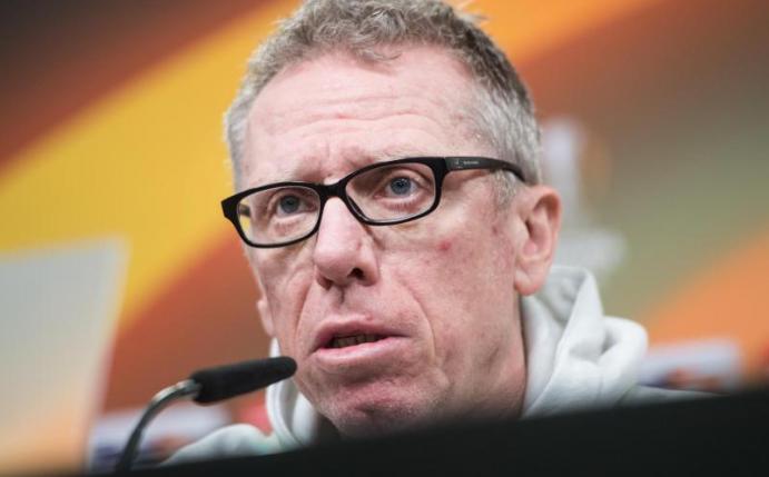 Hat großen Respekt vor Atalanta Bergamo: BVB-Coach Peter Stöger. Foto: Bernd Thissen