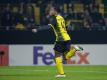 Mit zwei Treffern Matchwinner gegen Atalanta: Dortmunds Michy Batshuayi. Foto: Guido Kirchner