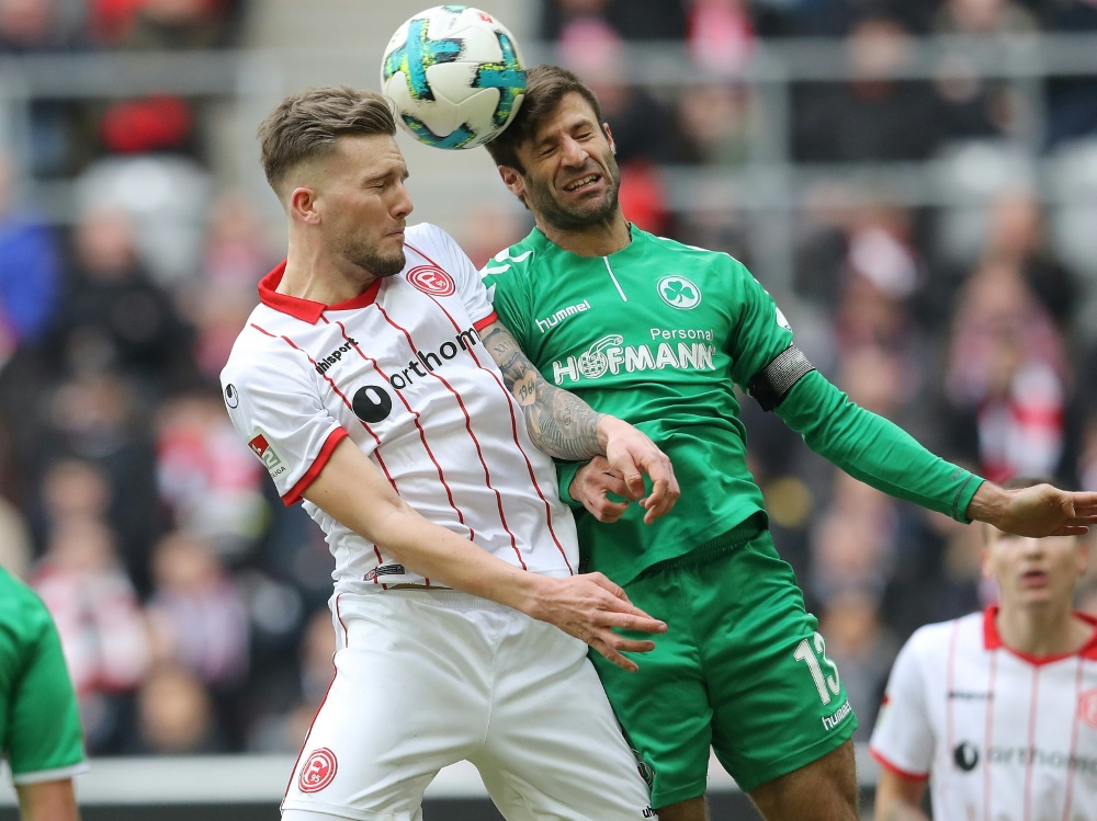 Düsseldorf erkämpft sich 1:1 gegen SpVgg Greuther Fürth
