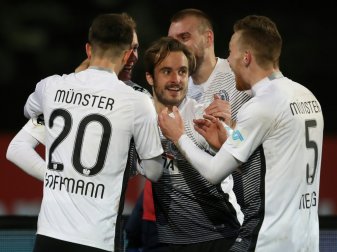 Preußen Münster setzt sich von den Abstiegsrängen ab Preußen Münster setzt sich von den Abstiegsrängen ab