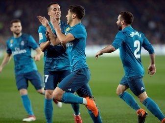 Jubel bei Doppel-Torschütze Marco Asensio Jubel bei Doppel-Torschütze Marco Asensio