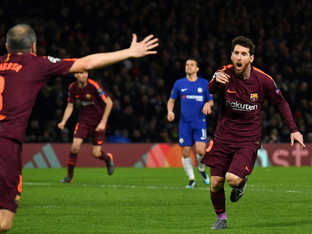 Messi trifft - Barcelona mit Unentschieden in London