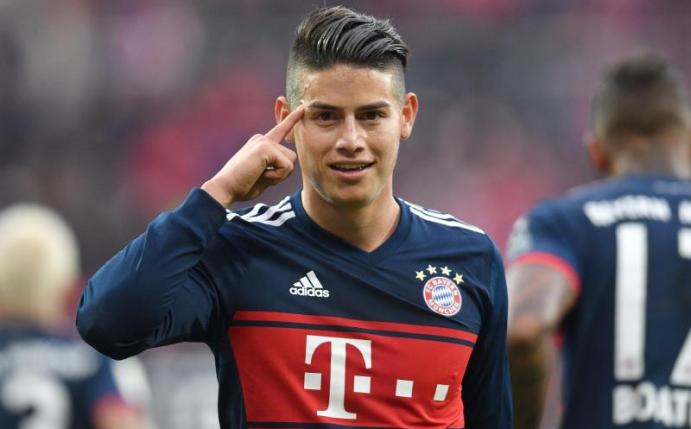 Muss eine kurze Trainingspause einlegen: Bayerns James Rodriguez. Foto: Torsten Silz