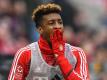 Kingsley Coman zog sich gegen Hertha BSC eine Sprunggelenksverletzung zu. Foto: Torsten Silz