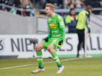 Gladbachs Christoph Kramer bejubelt seinen Treffer zum Sieg in Hannover. Foto: Julian Stratenschulte Gladbachs Christoph Kramer bejubelt seinen Treffer zum Sieg in Hannover. Foto: Julian Stratenschulte