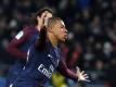 Der Torschütze zum zwischenzeitlichen 1:0: Kylian Mbappe von PSG. Foto: Thibault Camus/AP