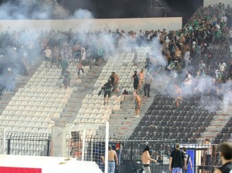 Marokko: Ausschreitungen nach einem Meisterschaftsspiel Marokko: Ausschreitungen nach einem Meisterschaftsspiel