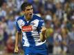 Gerard Moreno hat das Tor zum 1:0-Heimsieg für Espanyol Barcelona gegen Real Madrid erzielt. Foto: Alejandro Garcia/EFE