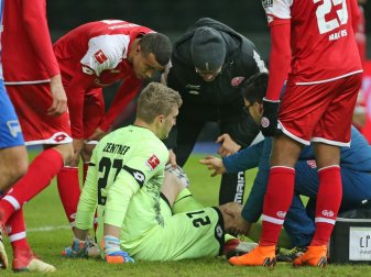 Robin Zentner könnte gegen den Hamburger SV ausfallen Robin Zentner könnte gegen den Hamburger SV ausfallen